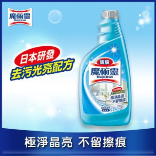 魔術靈 玻璃清潔劑 500ml(無噴頭)